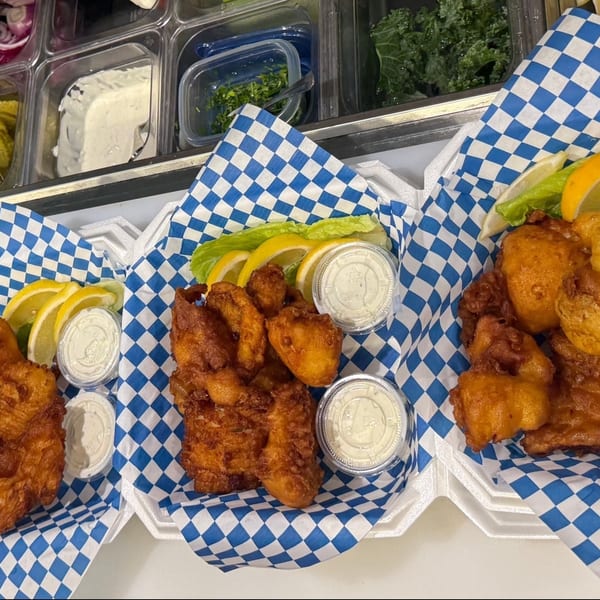 Party Size Fish Baskets available